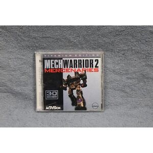 Vintage MechWarrior 2 Mercenaries Titanium Edition PC CD-ROM Activision Game